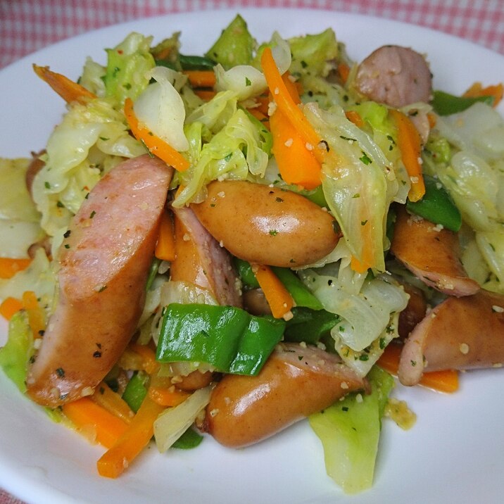 マジックソルトでウインナーの野菜炒め レシピ 作り方 By あやめぇ 楽天レシピ マジックソルトでウインナーの野菜炒め レシピ 作り方 By あやめぇ 楽天レシピ